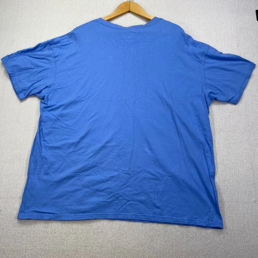 Nike Jordan North Carolina Tar Heels Mens 2XL Blue Graphic T-Shirt UNC Jumpman